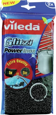 vileda Glitzi Glitzi Power Inox Burete 2buc