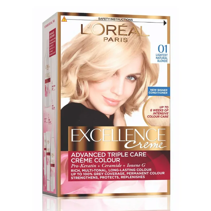 L'Oreal Vopsea Par Permanenta Excellence Creme Lightest Blonde Natural