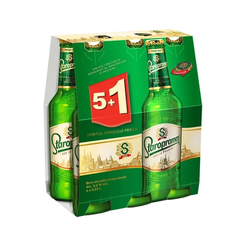 Staropramen Bere Blonda 5 1x330ml