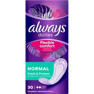 Always Dailies Dailies Absorbante Zilnice Normal 30buc