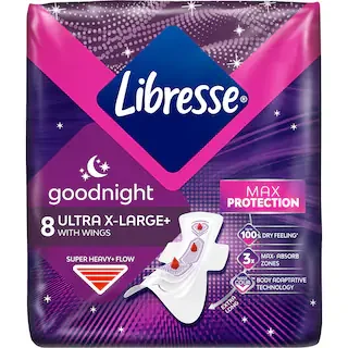 Libresse Absorbante Goodnight XL 8buc