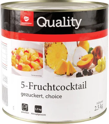 Transgourmet Quality Quality Cocktail Fructe Sirop 2500g