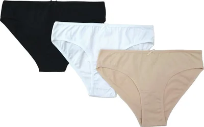 FRANCESCA DE MASSI Set Chiloti Dama Rou Bumbac As XXL Rou005 Femei 95% 3buc