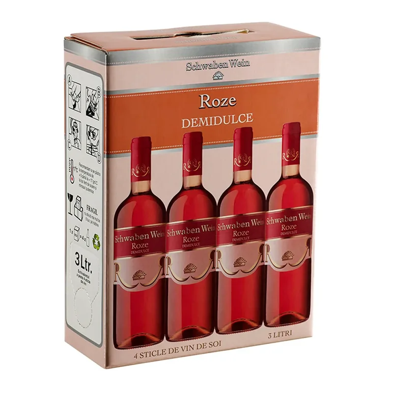 Schwaben Wein Vin Rose Demidulce Wein Bag Box 3000ml