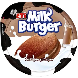 Milk Burger Burger Prajitura Cacao Miere Lapte 35g