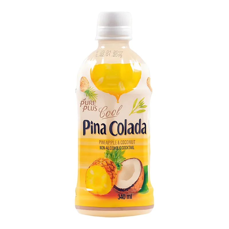 Pure Plus Necarbogazoasa Pina Colada Plus Plata 340ml