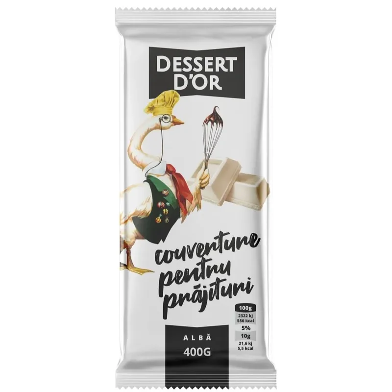 Dessert D'or Ciocolata Menaj Alba Or 400g