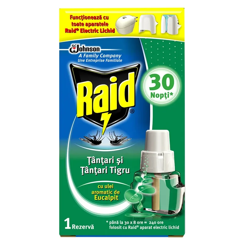 Raid Aparat Electric Lichid Tantari Nopti 21ml