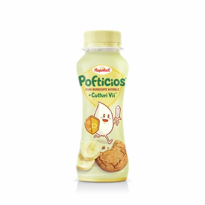NAPOLACT Pofticios Iaurt Baut Banana Biscuiti 1.8% 200g