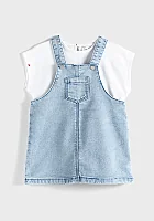 Tex Set Sarafan Tricou Baby Bebe 6 Luni 4 Luni