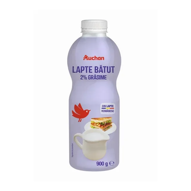 Auchan Lapte Batut 2% 900ml