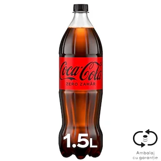 Coca-Cola Zero Zahar Carbogazoasa Fara_zahar 1500ml