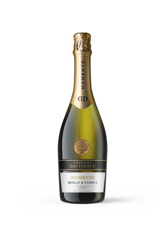 Domeniile Davidescu Vin Spumant Alb Brut Davidescu Muscat Viorica 750ml