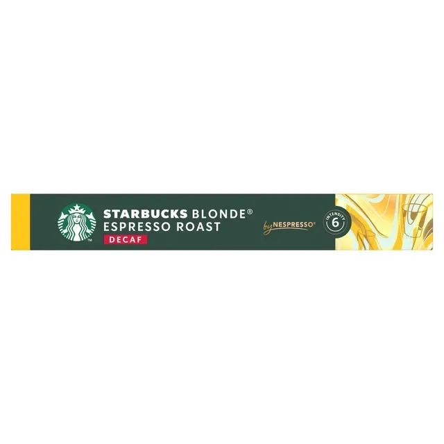 Starbucks Capsule Cafea Blonde Espresso Roast Decafeinizata 10buc