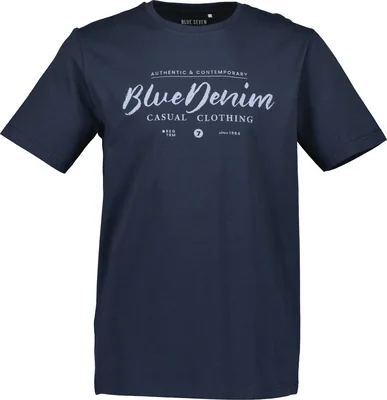 BLUE SEVEN Seven Tricou Barbati Maneca Scurta Imprimat Navy 3xl