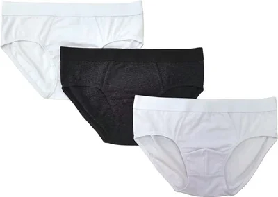 FABRIZIO DE MASSI Set Chiloti Barbati Bumbac V2 XXL 95% 3buc