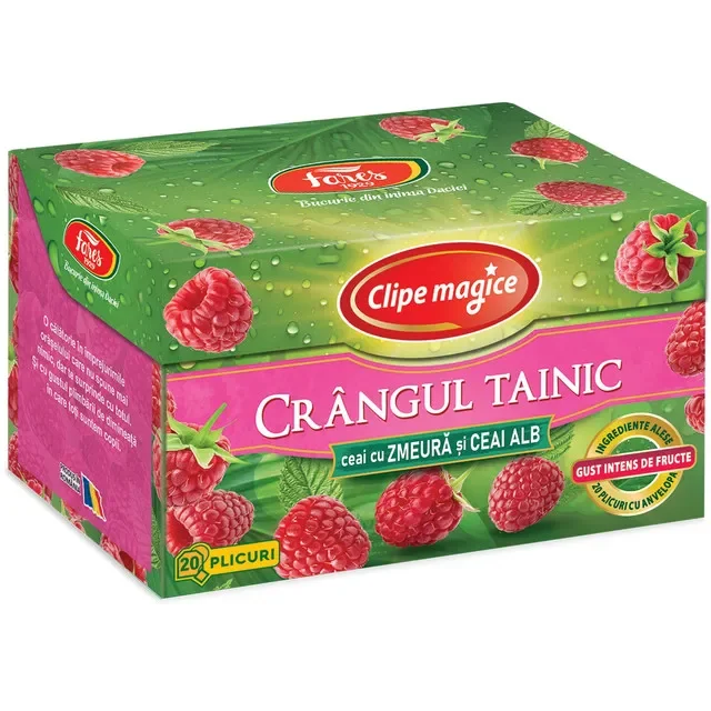 Fares Ceai Zmeura Alb Crangul Tainic Plicuri Plic 20buc