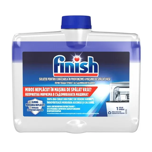 Finish Solutie Masina Spalat Vase Machine Cleaner Regular 250ml