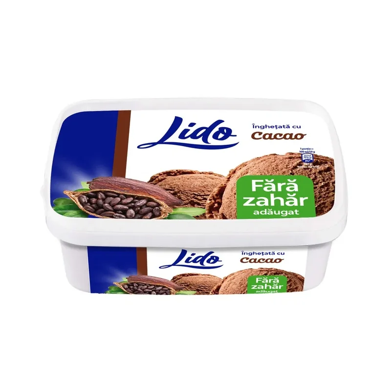 Betty Ice Inghetata Cacao Caserola Ice Lido Zahar Fara_zahar 1000ml