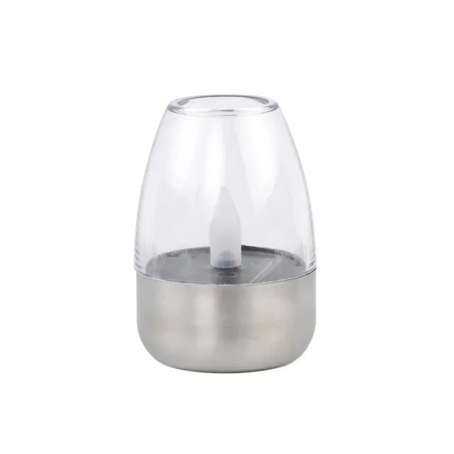 Garden Star Lampa Solara Masa Tip Flacara Star Inox Pp H10 Cm Led Galben