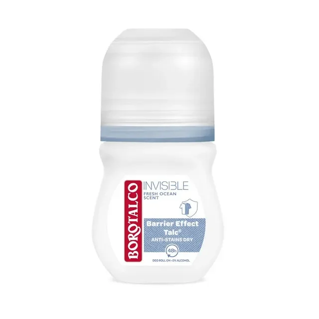 Borotalco Deodorant Roll On Invisible Fresh Rollon 50ml