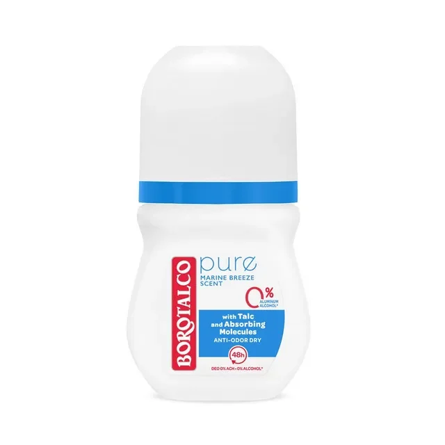 Borotalco Deodorant Roll On Pure Rollon Natural 50ml