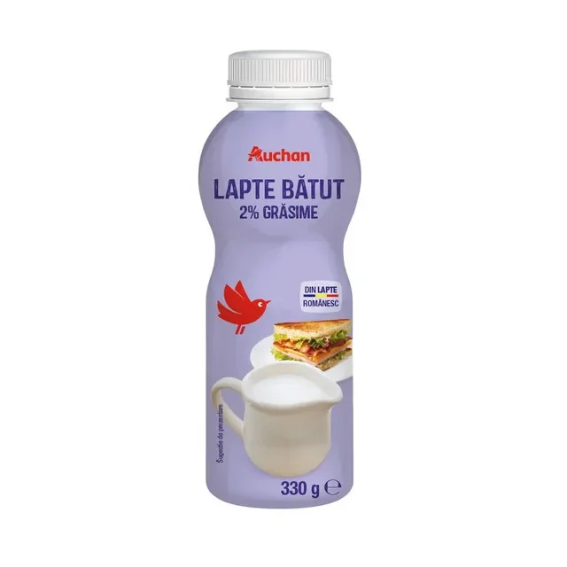 Auchan Lapte Batut 2% 330ml