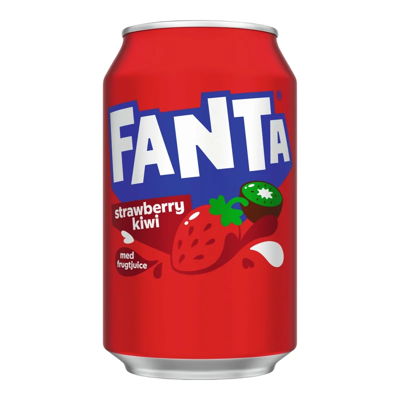 Fanta Kiwi Capsuni Carbogazoasa 330ml