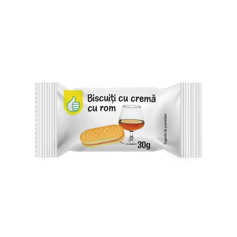 Pouce Biscuiti Sandwich Cream Rom 30g