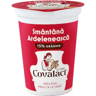 Covalact de Tara Tara Smantana Ardeleneasca Grasime 15% 370g