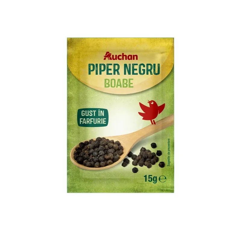 Auchan Piper Negru Boabe 15g