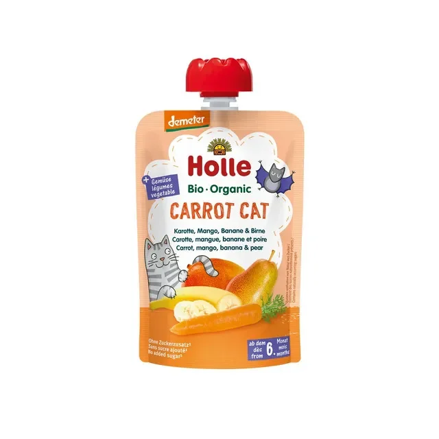 Holle Piure Morcovi Mango Banana Pere Baby Bebe 100g