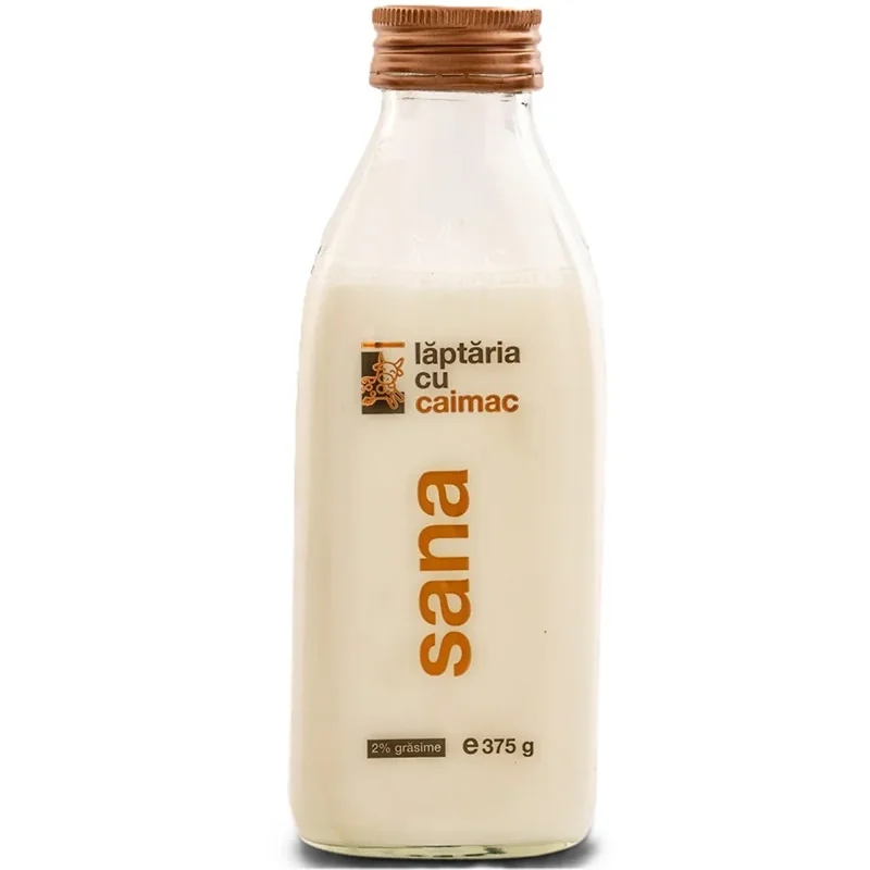 Laptaria cu caimac Sana Caimac Grasime 3% 375g