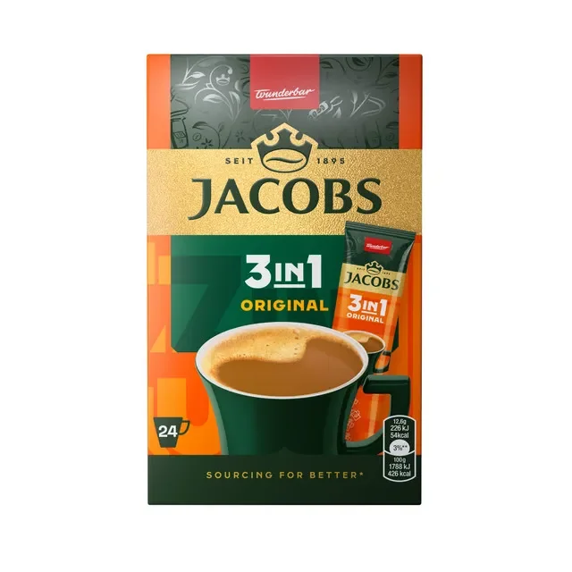 Jacobs Cafea Instant 3 24x12.6g