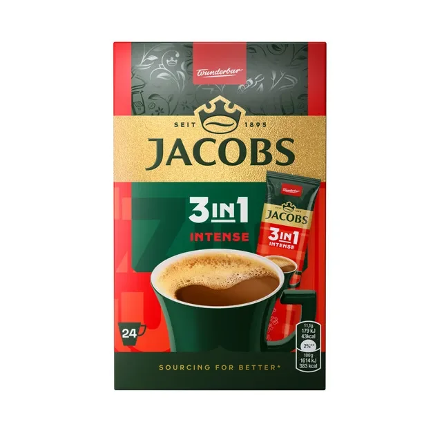 Jacobs Cafea Instant 3 Intense 24x11.1g
