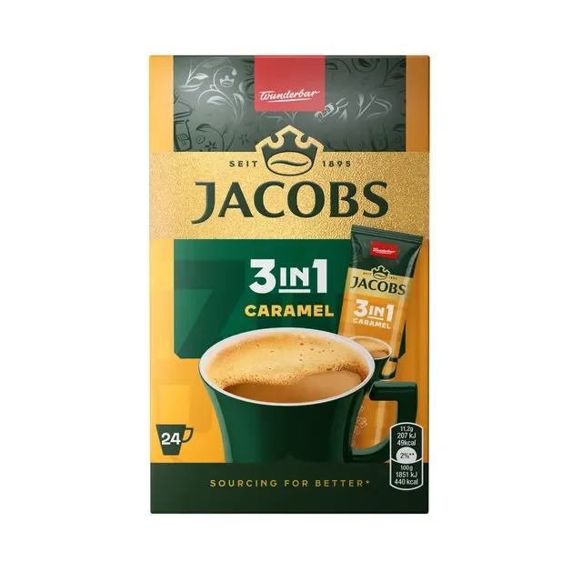 Jacobs Cafea Instant 3 Caramel 24x11.2g