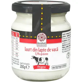 Gusturi romanesti Iaurt Lapte Vaca 3.1% 200g