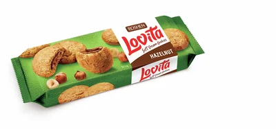 Roshen Lovita Biscuiti Cream Alune Cookies Soft Umplutura 127g