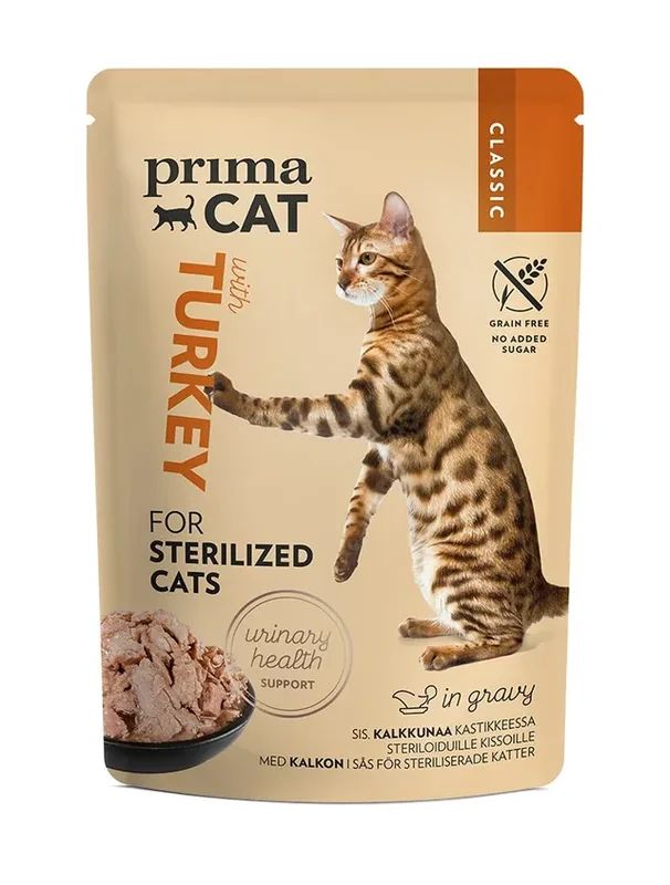 Prima Cat Hrana Umeda Pisici Sterilizate Cat Curcan 85g