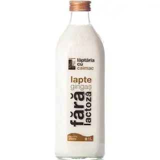 Laptaria cu caimac Caimac Lapte Gingas Lactoza Minim 3.8% 1000ml