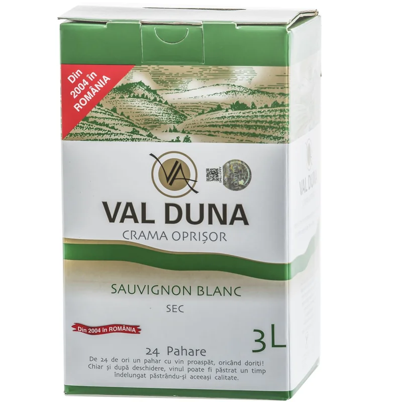 VAL DUNA Duna Crama Oprisor Sauvignon Blanc Vin Alb Demisec Sauvignon_blanc 3000ml