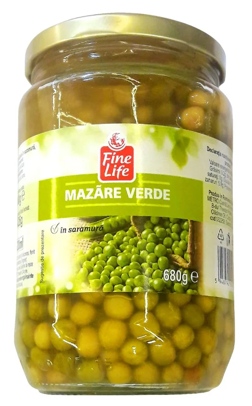 FINE LIFE Life Mazare Verde Saramura 680g