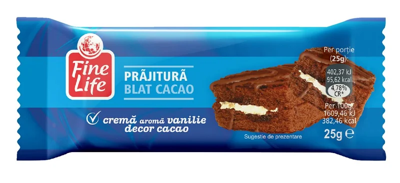 FINE LIFE Life Miniprajitura Vanilie 16x25g