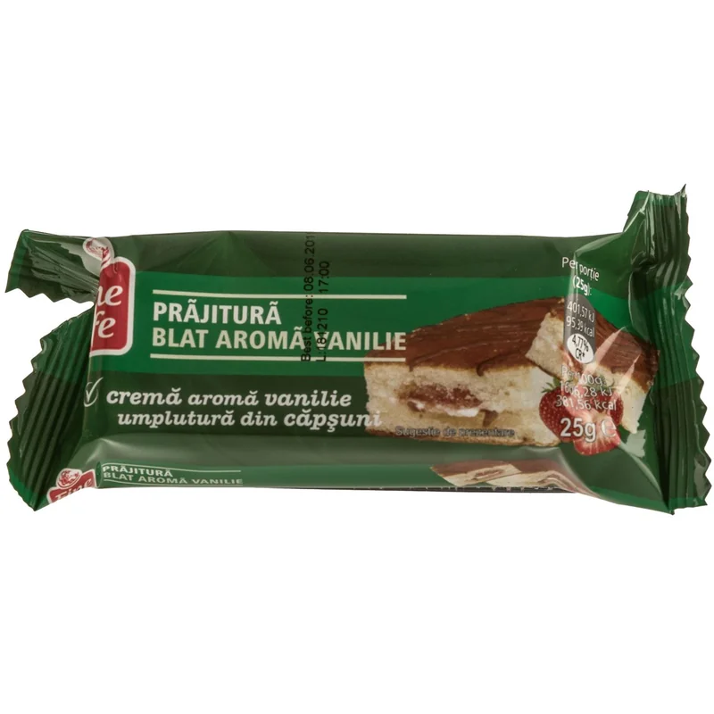 FINE LIFE Life Miniprajitura Capsuni 16x25g