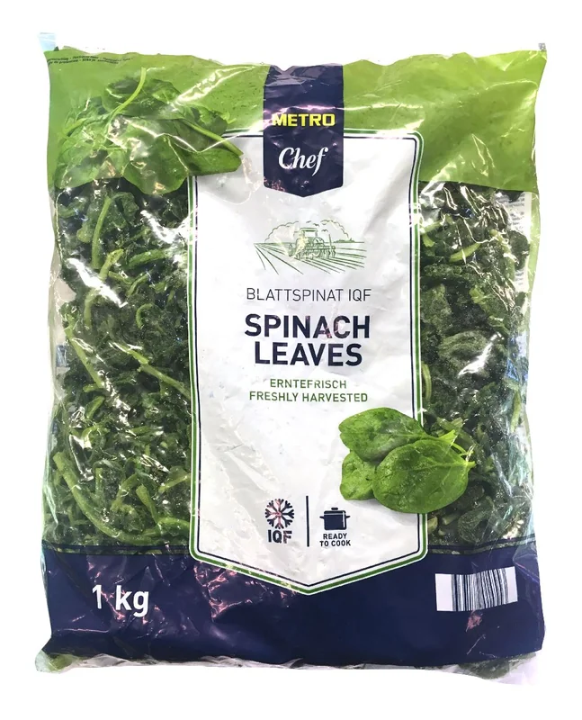 METRO CHEF Spanac Frunze 1000g