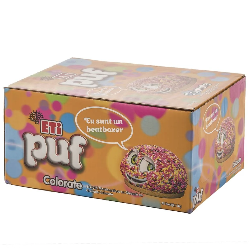 ETI PUF Puf Biscuite Bezea Color 48x18g