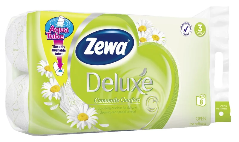 ZEWA Deluxe Hartie Igienica Musetel Straturi 8buc