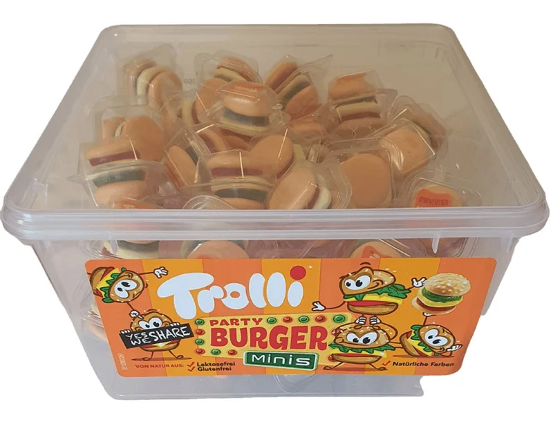 Trolli Jeleu Mini Burger Forma 60x10g