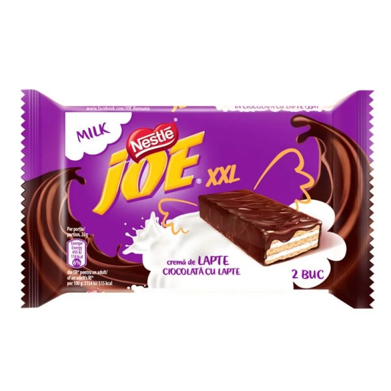 JOE XXL Napolitane Lapte 10x46g