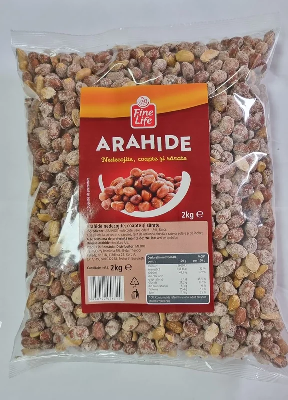 FINE LIFE Life Arahide Nedecojite Prajite 2000g